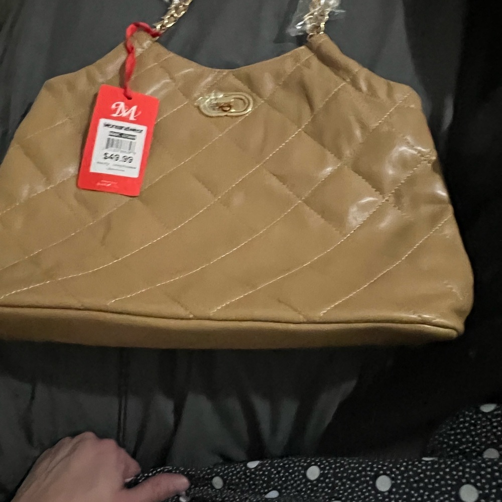 NWT Montana West - Elegant Tan Quilted Handbag